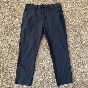 Polo Ralph Lauren Polyester Tech Pants 34x32 Golf Travel Performance Navy